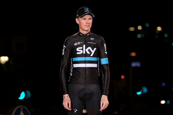 Chris Froome after finishing second in the Vuelta A Espana earlier this month (NurPhoto)