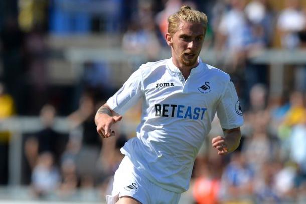 McBurnie in action. | Image source: Wales