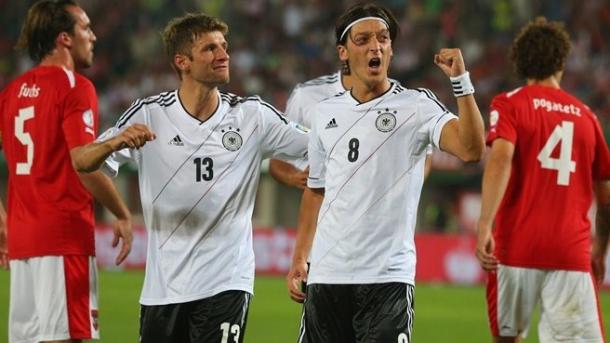 There was no way Ozil and Muller were going to be left out from the squad. Photo: Getty Images