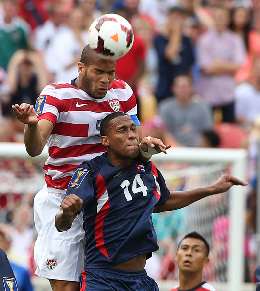 Onyewu in action against Cuba at the 2013 CONCACAF Gold Cup Image Courtesy of George Frey/Getty Images North America