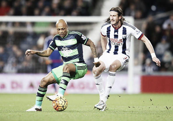 Olsson (right) challenges Ayew for the ball (Getty Images)