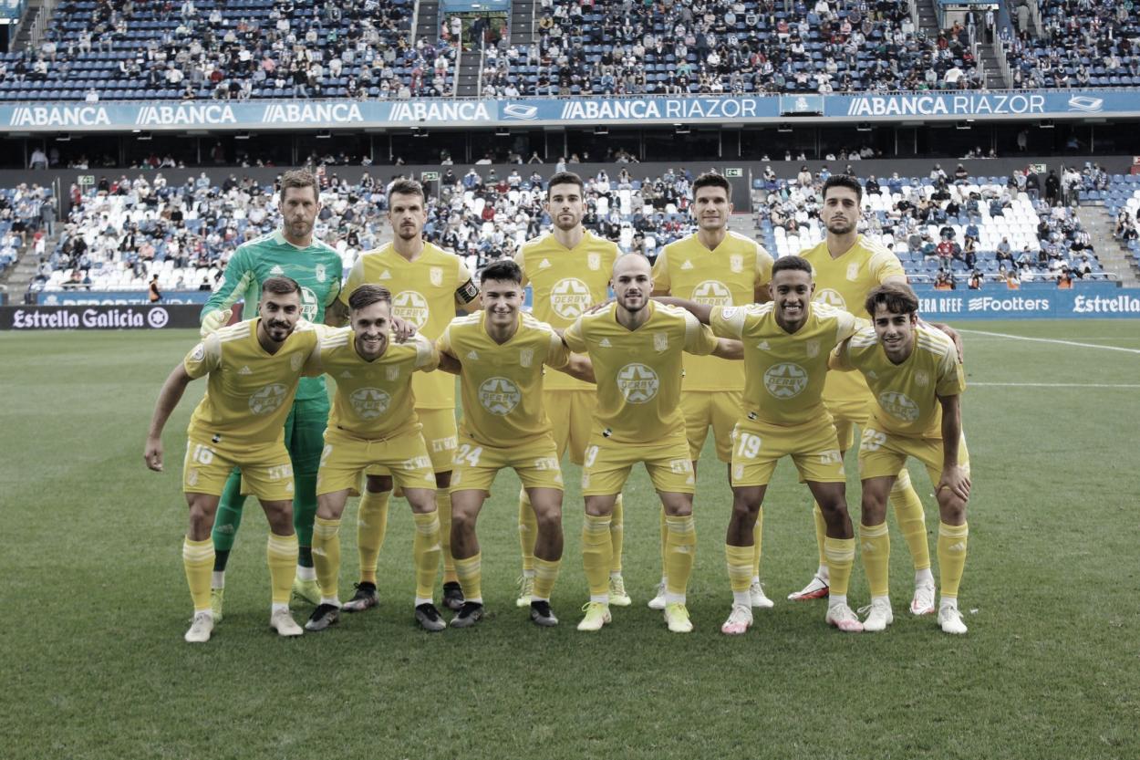 Once del CD Badajoz frente al Deportivo de la Coruña// Foto: CD Badajoz