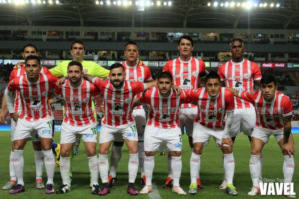 Once de Necaxa ante Pachuca