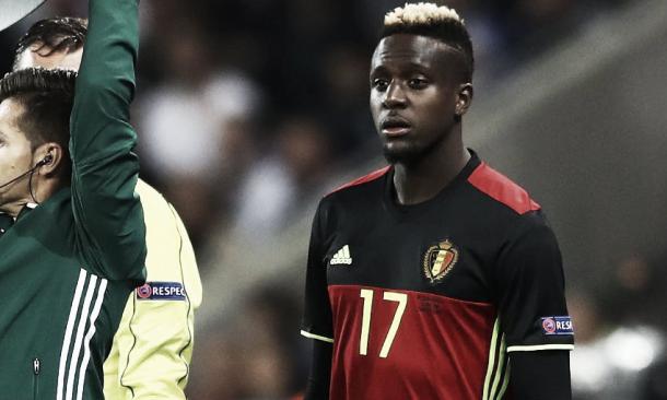 Origi made a late appearance as a substitute in Belgium's defeat to Italy (image: Liverpoolfc.com)