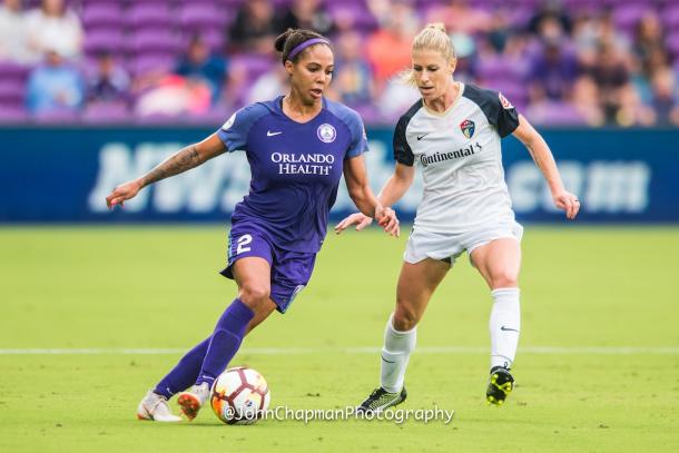 Sydney Leroux and McCall Zerboni  l Photo: John Chapman Photography