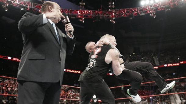 Randy Orton hit an RKO on Brock Lesnar (image: forbes.com)