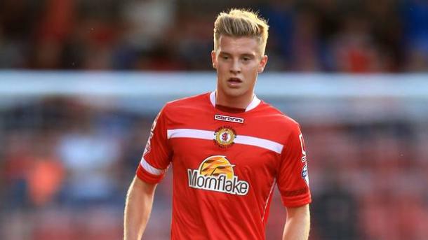 Adam King in action for Crewe. (Photo: PA)