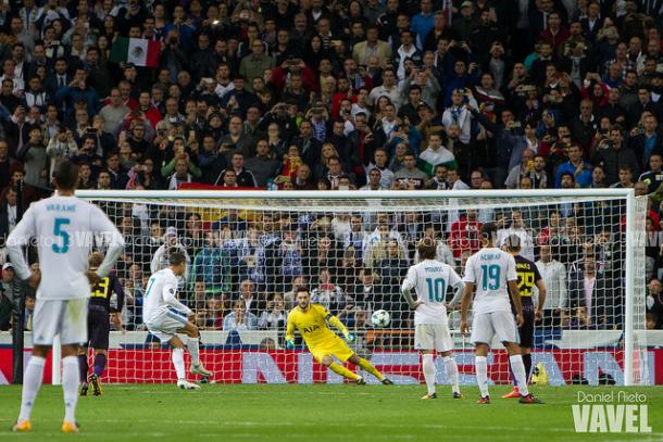 Cristiano marcó el gol del empate. Foto: Dani Nieto (VAVEL)