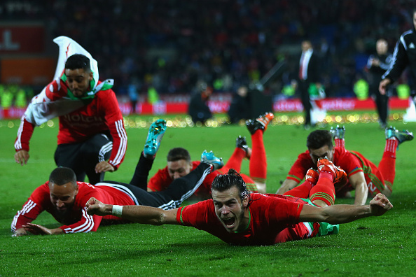 Bale leads the celebrations in Andorra | Photo: Michael Steele/Getty Images Sport