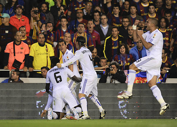 Celebración del gol de Cristiano I Foto: Getty Images
