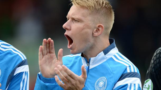 Philipp Ochs' rallying cry before and during the game wasn't enough for his side to get the result they needed. | Image credit: UEFA