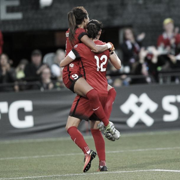 Nadim and Sinclair combined well for the Thorns | Source: timbers.com