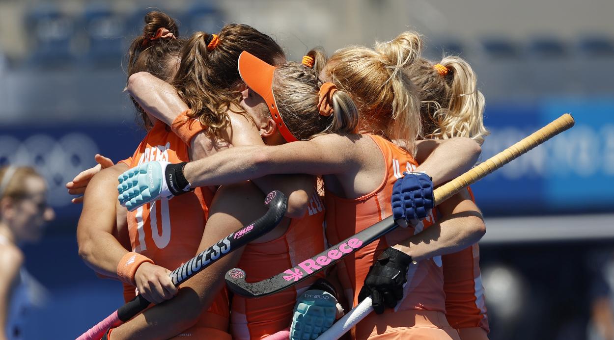Países Bajos femenino de hockey en los Juegos Olímpicos // Fuente: Selección de Países Bajos de Hockey