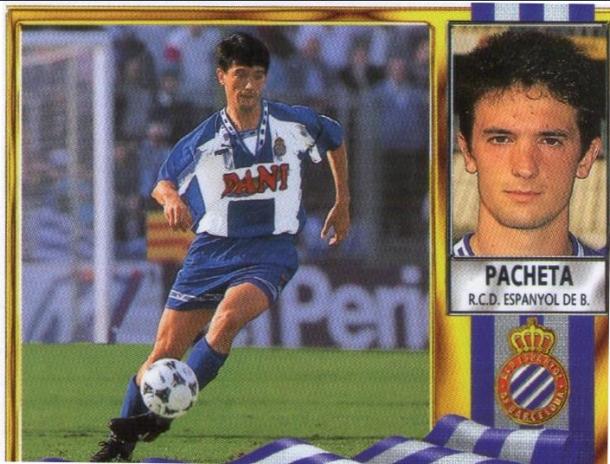 Además de como entrenador de Oviedo, Elche, Numancia o Cartagena, Pacheta también destacó como jugador del Espanyol.