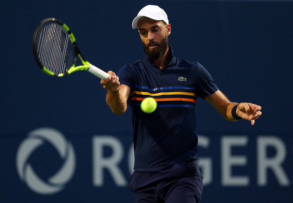 Benoit Paire had some flashy moments in his loss to Nadal on Wednesday, but did not have the consistency to hang with the world number one. Photo: Getty Images