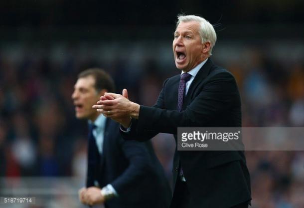 Pardew was disappointed as his side lost yesterday / Getty Images/ Clive Rose