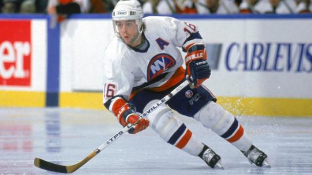 Pat LaFontaine con los Islanders / NHL.com