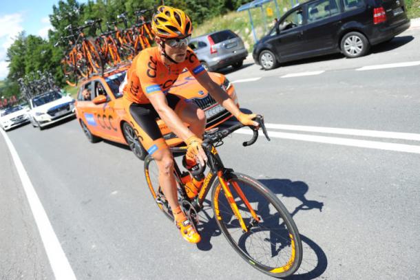 Maciej Paterski puede liderar el equipo en el Giro | Foto: CCC Sprandi