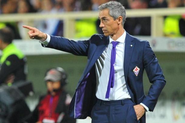 Paulo Sousa da instrucciones en un partido de la Fiorentina | Foto: Serie A