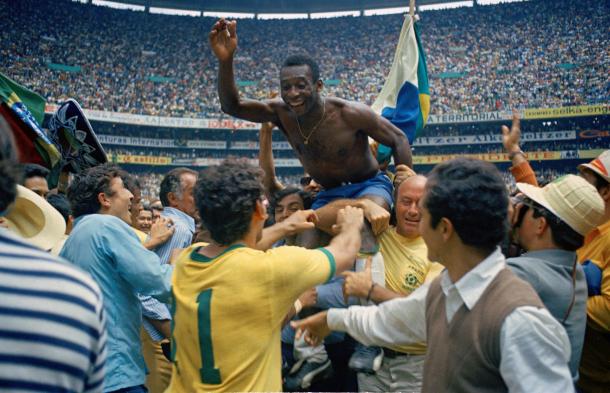 Pelé, Campeón del Mundo con Brasil en México 1970 | Foto: Reuters