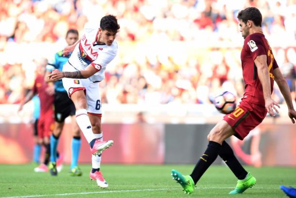 Pellegri anotando su gol | Foto: Genoa