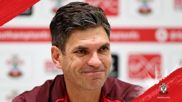 Mauricio Pellegrino en la conferencia de prensa | Fotografía: Southampton FC