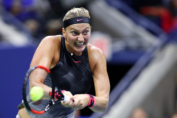 Petra Kvitova in action at the US Open | Photo: Clive Brunskill/Getty Images North America