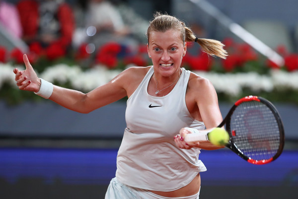 Kvitova's forehand was simply just too good at times | Photo: Clive Brunskill/Getty Images Europe