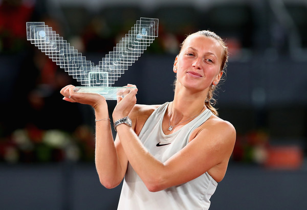 Petra Kvitova is currently on a 11-match winning streak having won titles in Prague and Madrid | Photo: Clive Brunskill/Getty Images Europe