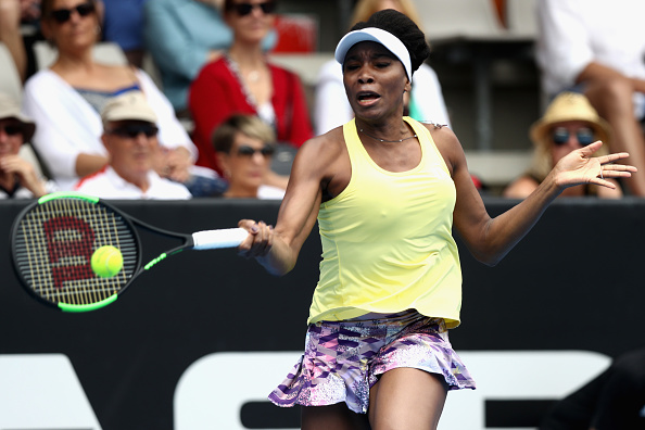 Venus Williams in action against Jade Lewis at the ASB Classic (Getty/Phil Walter)