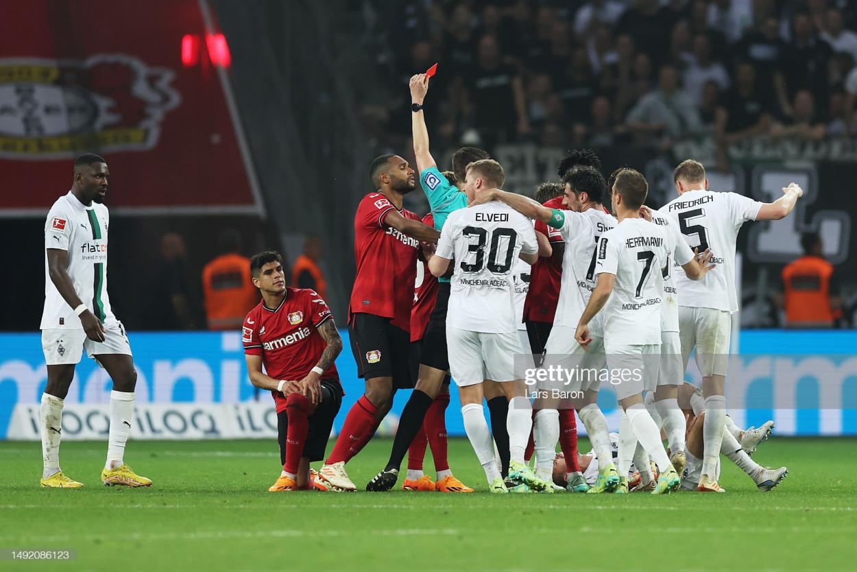 Piero Hincapie will miss this weekend having been shown a red card in added time of last weekend's game PHOTO CREDIT: Lars Baron