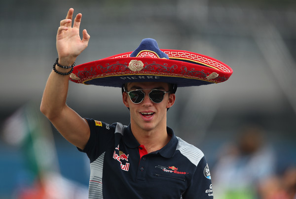 Gasly durante el GP de México. Fuente: Getty Images