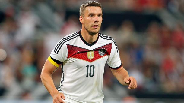 Podolski con la selección alemana | Foto: DFB