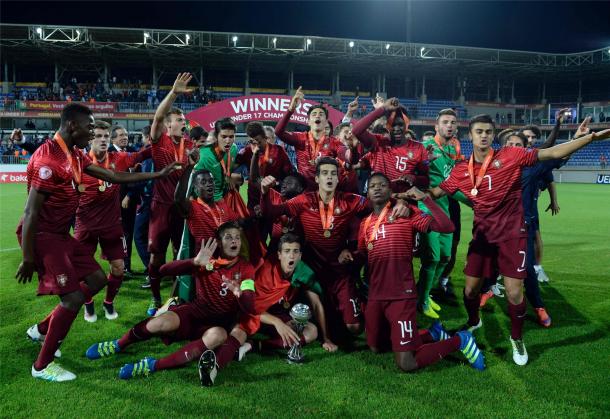 Portugal won the 2016 UEFA European Under-17 Championship on penalties. (Source: Grenzecho)