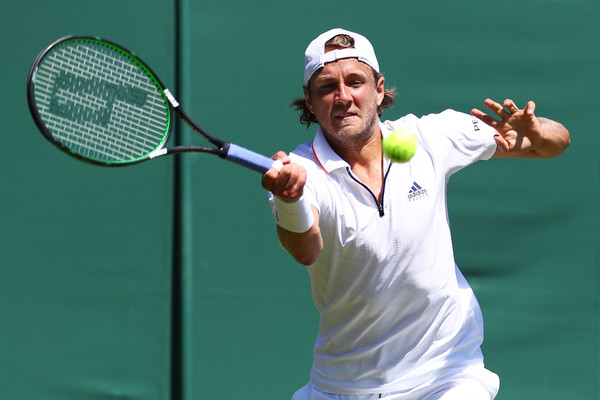 Lucas Pouille had no answer for Auger-Aliassime powerful game. Photo: Matthew Lewis/Getty Images