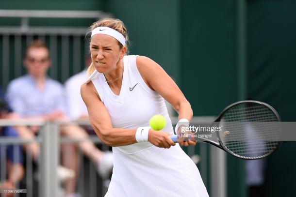 Azarenka has an aggressive game style and will look to dictate (Getty Images/Matthias Hangst)