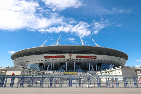 Estadio de San Petersburgo. | Foto: Zimbio