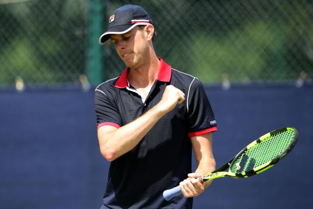 Querrey only faced three break points in the match, all coming in the fifth game of the second set. Photo: Getty