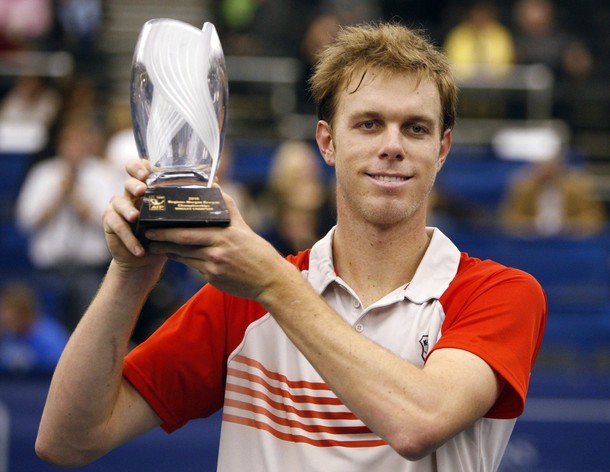 Sam Querrey with the Memphis trophy in 2010 (Photo: Reuters)