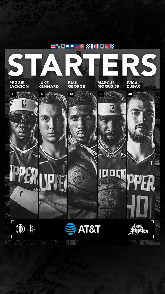 Quinteto inicial Clippers/Imagen: LAClippers