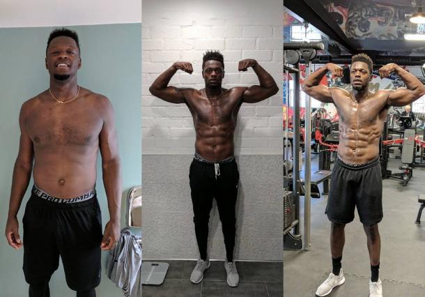 A look at Randle's transformation. Photo: @amoila_cesar/Instagram