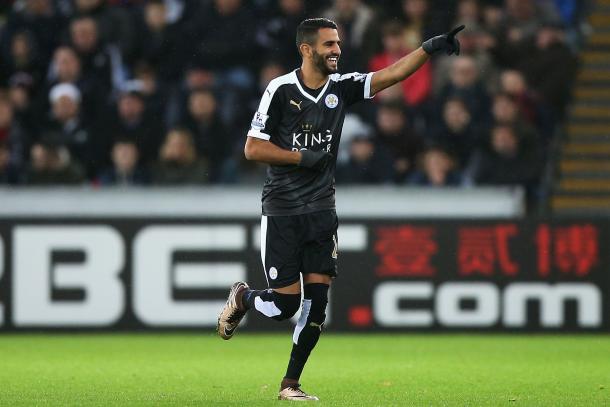 Mahrez has been in terrific form for the Foxes this season (Photo: Getty)