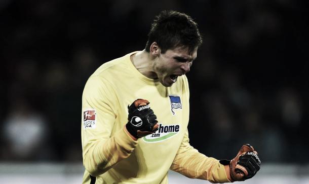 Jarstein's performances have been a key part of Hertha's success this season. (Image credit: BZ.de)