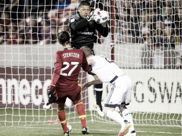 The Whitecaps were frustrated in the first-half as chances went begging (Photo: Russell Isabella: PNG)
