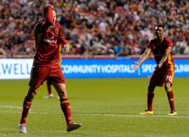 Saturday's performance was not what Claret and Cobalt had been hoping for. (Photo credit: @RealSaltLake)