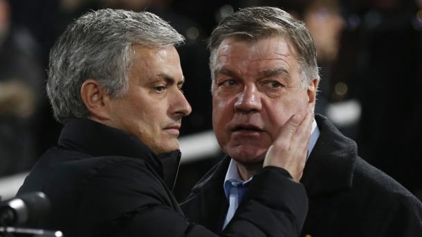 Jose Mourinho with England manager Sam Allardyce | Photo: Getty Images