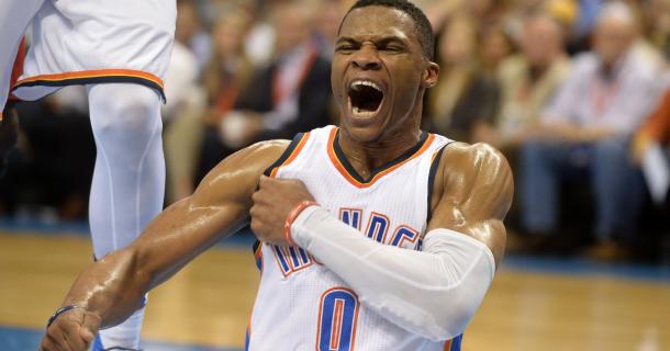 Russell Westbrook seems to be the clear favorite to win this season's NBA MVP. Photo: Mark D. Smith/ USA-TODAY Sports