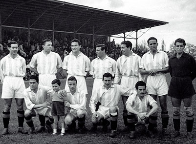 Alineación del Real Valladolid en 1948| Fuente: Real Valladolid