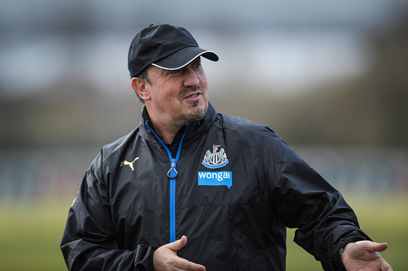 The new manager Benitez in training | Photo: Serena Taylor/Newcastle United