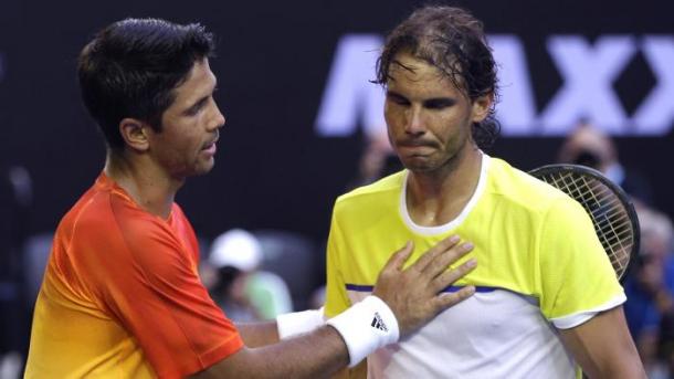 Nadal crashed out in the first round of the Australian Open to Verdasco / AP Sports